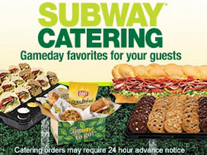 Subway Catering Menu